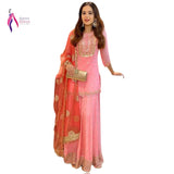 Designer Partywear Suit Sharara