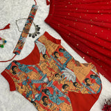 Launching Real Hand Work And Kalamkari Designe Crop Top👗💌