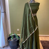 Simple Silk Lehenga - Unstich