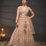 Luxurious Bridal Net Lehenga