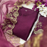 Lunching Pure Cotton Kurtipent With Orgenza Duppata