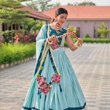 Navratri Pure Cotton Gamthi Lehenga