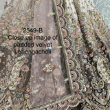 Primum Bridal Wedding Velvet Lehenga