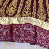 Heavy bridal Velevt Lehenga