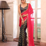 Laxminam Embsllished Viscose Saree
