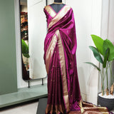 Embrace Jacquard Silk Saree
