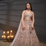 Luxurious Bridal Net Lehenga