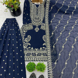 Luxury Embroidered Suit Sharara