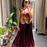 Launching Real Hand Work And Kalamkari Designe Crop Top👗💌