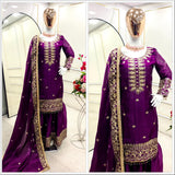 Magenta Zimmy Choo Top Sharara