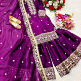 Magenta Zimmy Choo Top Sharara