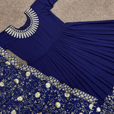 Fancy Heavy Embrodired Anarkali Gown