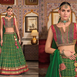 Elegance Traditional Bandhej Lehenga