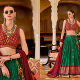 Elegance Traditional Bandhej Lehenga