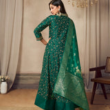 Label Khoj Silk Anarkali Suit