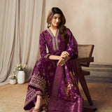 Label Khoj Silk Anarkali Suit