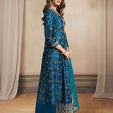 Label Khoj Silk Anarkali Suit