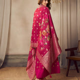 Label Khoj Silk Anarkali Suit