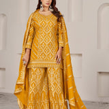 Gulzar Gotakari Premium Chinon Suit