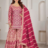 Gulzar Gotakari Premium Chinon Suit