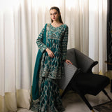 Green Eid Special Top Sharara