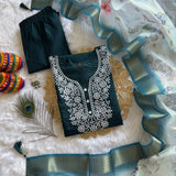 Launching New Designers Kurti Pent Dupatta Set