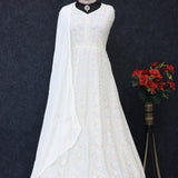 Izhar Heavy Chinon Anarkali Gown