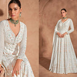 Izhar Heavy Chinon Anarkali Gown