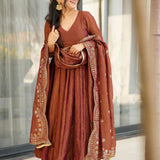 Heavy Designer Party Wear Look Gown