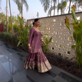 Exquisite Twill Net Designer Suit