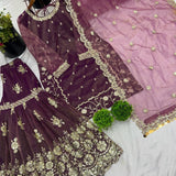 Exquisite Twill Net Designer Suit
