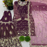 Exquisite Twill Net Designer Suit
