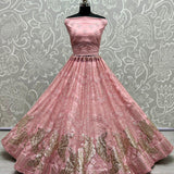 Luxurious Peacock Embroidered Lehenga