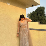 Lavish Soft Butterfly Net Lehenga