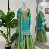 Majestic Designer Chinon Top Sharara