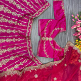 Lavish Pink Bridal Lehenga Choli
