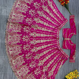 Lavish Pink Bridal Lehenga Choli
