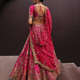 Lavish Pink Bridal Lehenga Choli