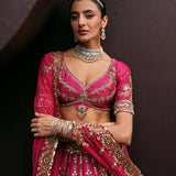 Lavish Pink Bridal Lehenga Choli