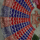 Multy Colored Georgette Lehenga