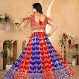 Multy Colored Georgette Lehenga