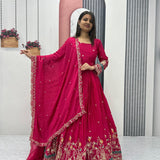 Lavish Embroidered Anarkali Gown