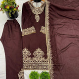 Madhuri Classy Chinon Suit