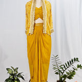 Fancy Traditional Koti Style Suit