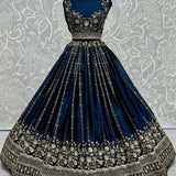 Lavish Zari Embroidered Lehenga