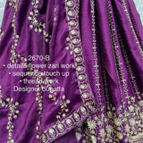 Lavish Zari Embroidered Lehenga