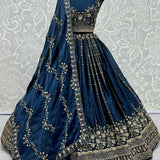 Lavish Zari Embroidered Lehenga