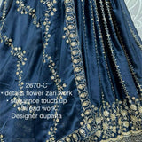 Lavish Zari Embroidered Lehenga