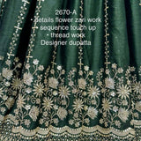 Lavish Zari Embroidered Lehenga