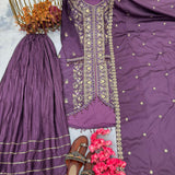 Lavish Designer Silk Top Sharara